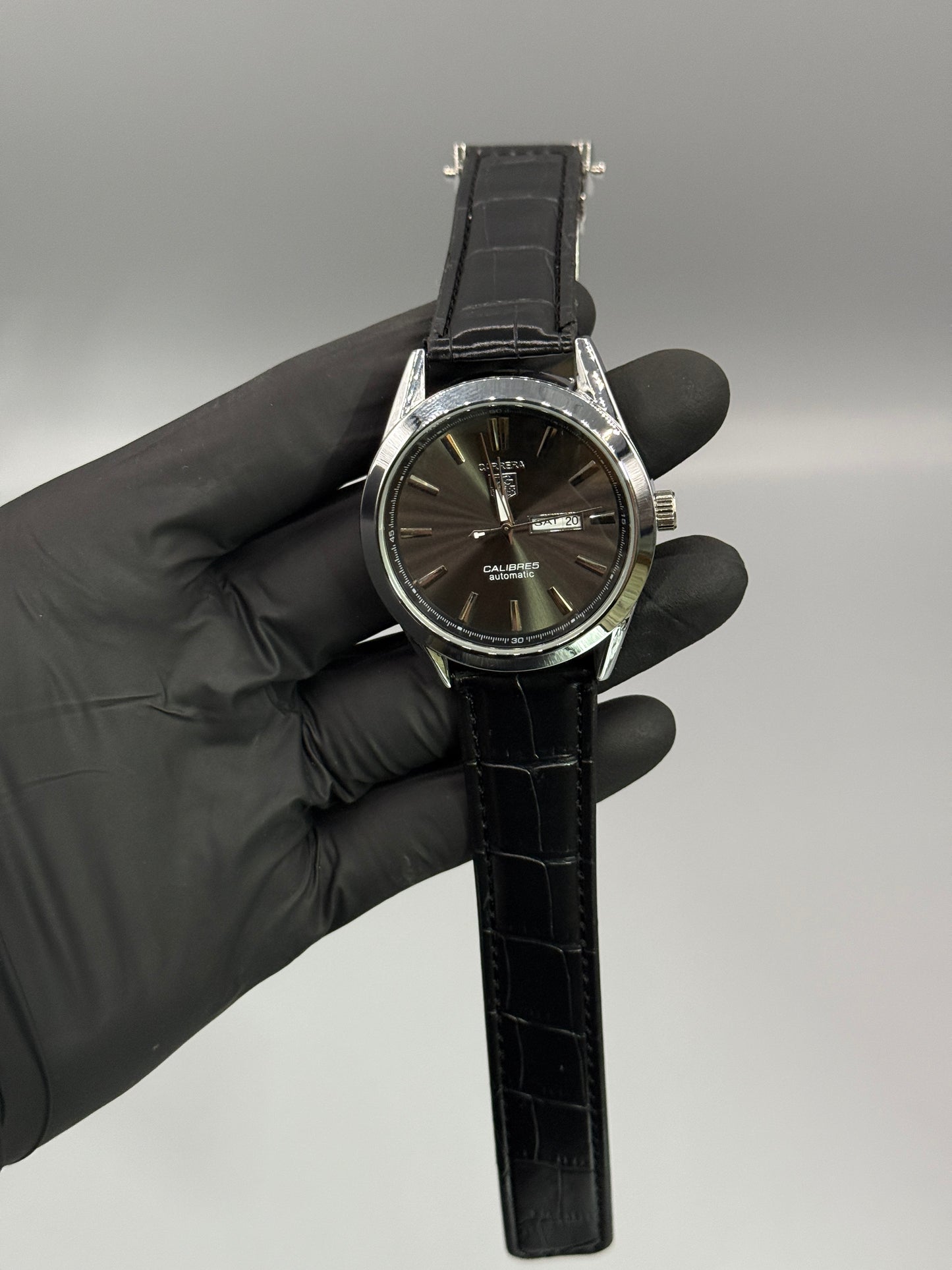 Day Date Leather Strap